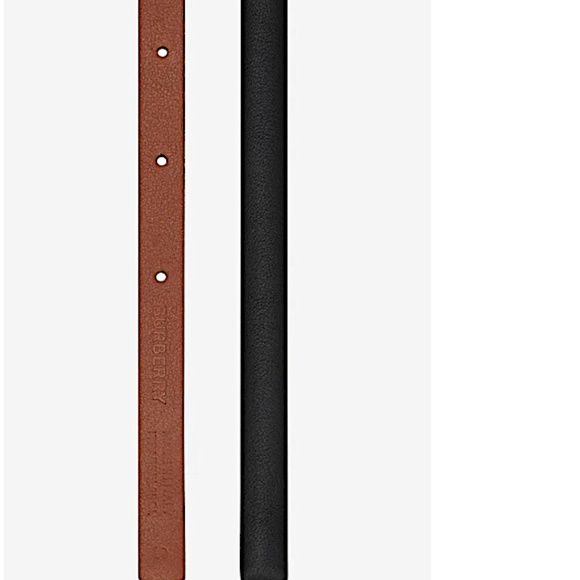 Monogram Motif Reversible Leather Belt Burberry - Picture 9 of 13